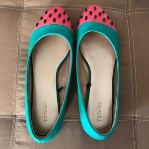 Torrid Watermelon flats size 11